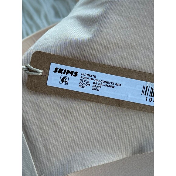 Skims Ultimate Balconette Push Up Bra Sand Size 36DD - Picture 7 of 10